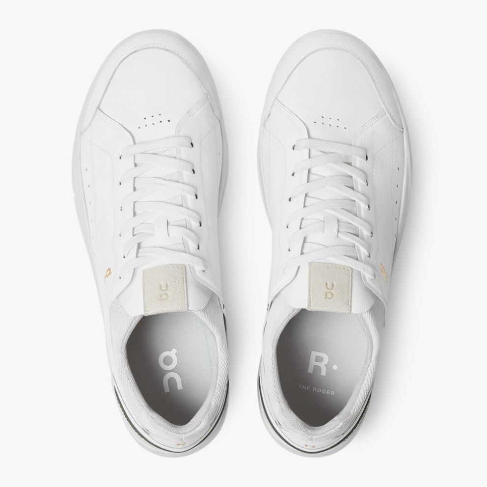 On Cloud THE ROGER Centre Court Men's Trainers White | UK-6J7O8