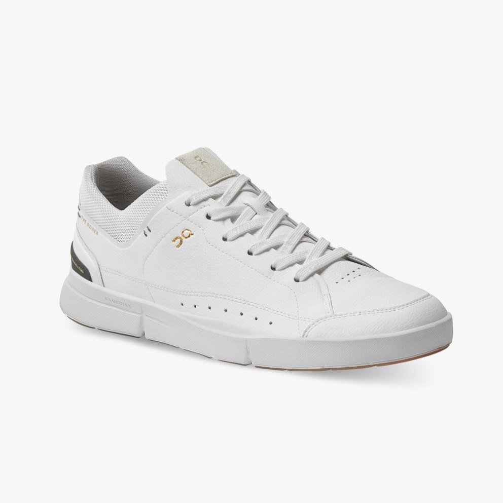 On Cloud THE ROGER Centre Court Men's Trainers White | UK-6J7O8