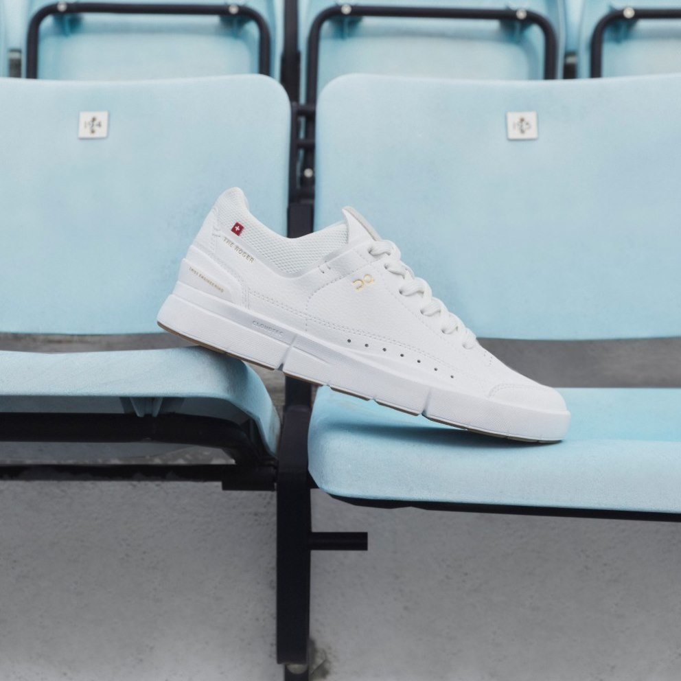On Cloud THE ROGER Centre Court Men's Trainers White | UK-O6JM7