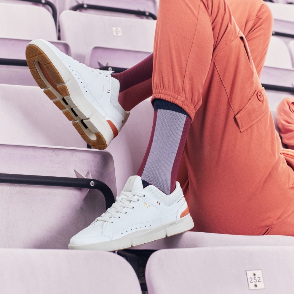 On Cloud THE ROGER Centre Court Women's Trainers White | UK-176AO