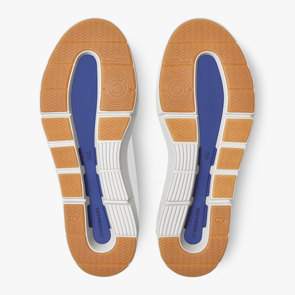 On Cloud THE ROGER Centre Court Women's Trainers White / Blue | UK-JM752