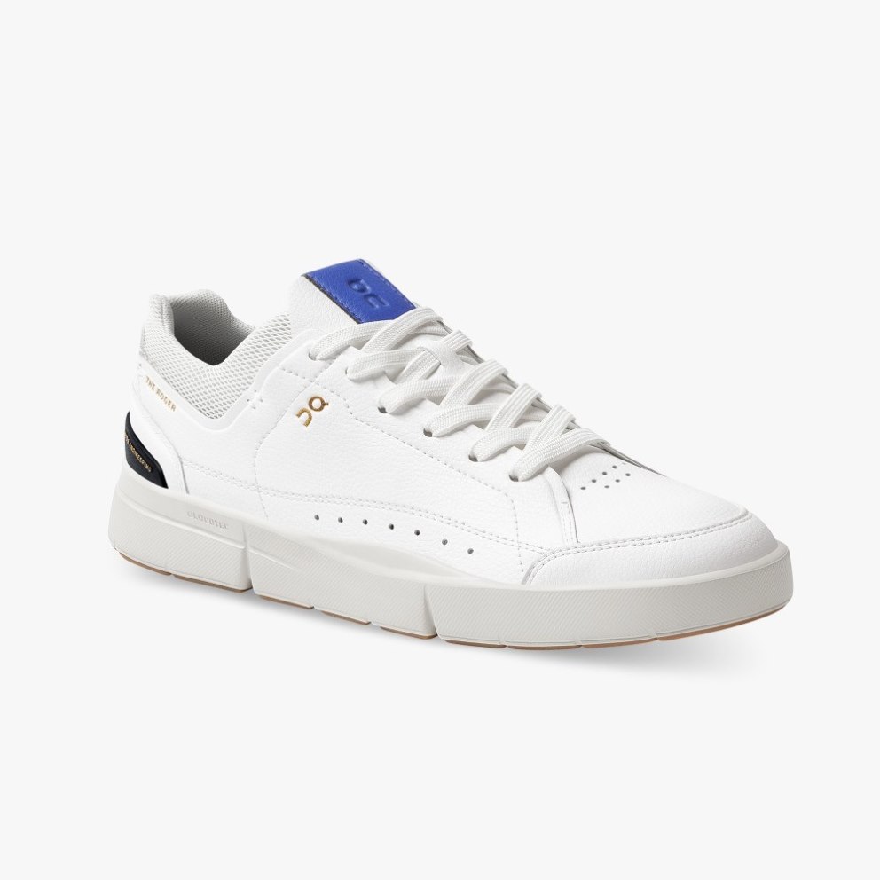 On Cloud THE ROGER Centre Court Women's Trainers White / Blue | UK-JM752