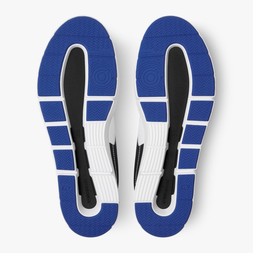 On Cloud THE ROGER Clubhouse Men's Trainers White / Blue / Black | UK-127AM