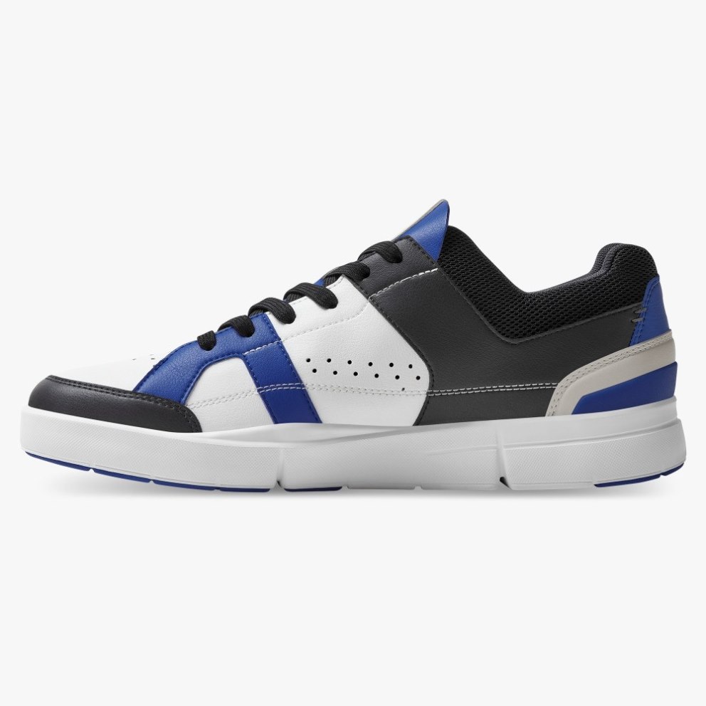 On Cloud THE ROGER Clubhouse Men's Trainers White / Blue / Black | UK-127AM