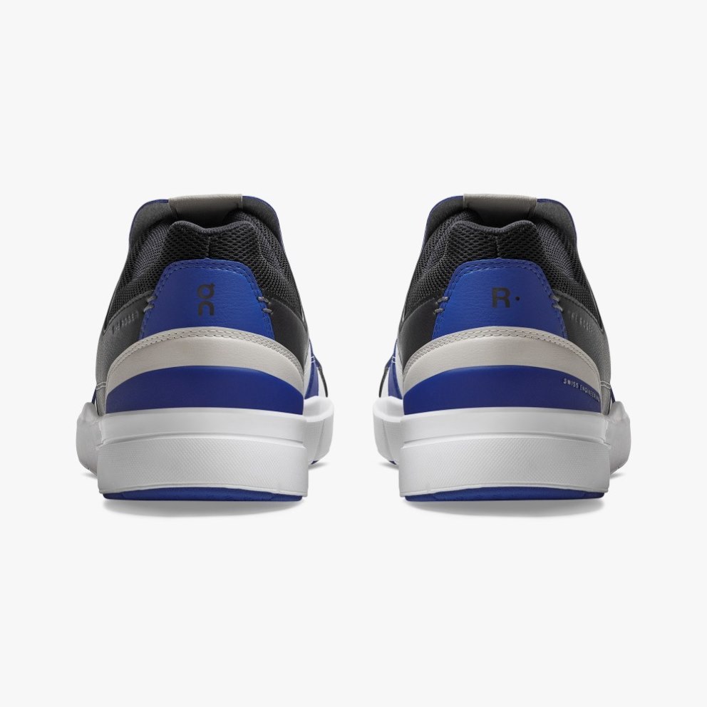 On Cloud THE ROGER Clubhouse Men's Trainers White / Blue / Black | UK-127AM