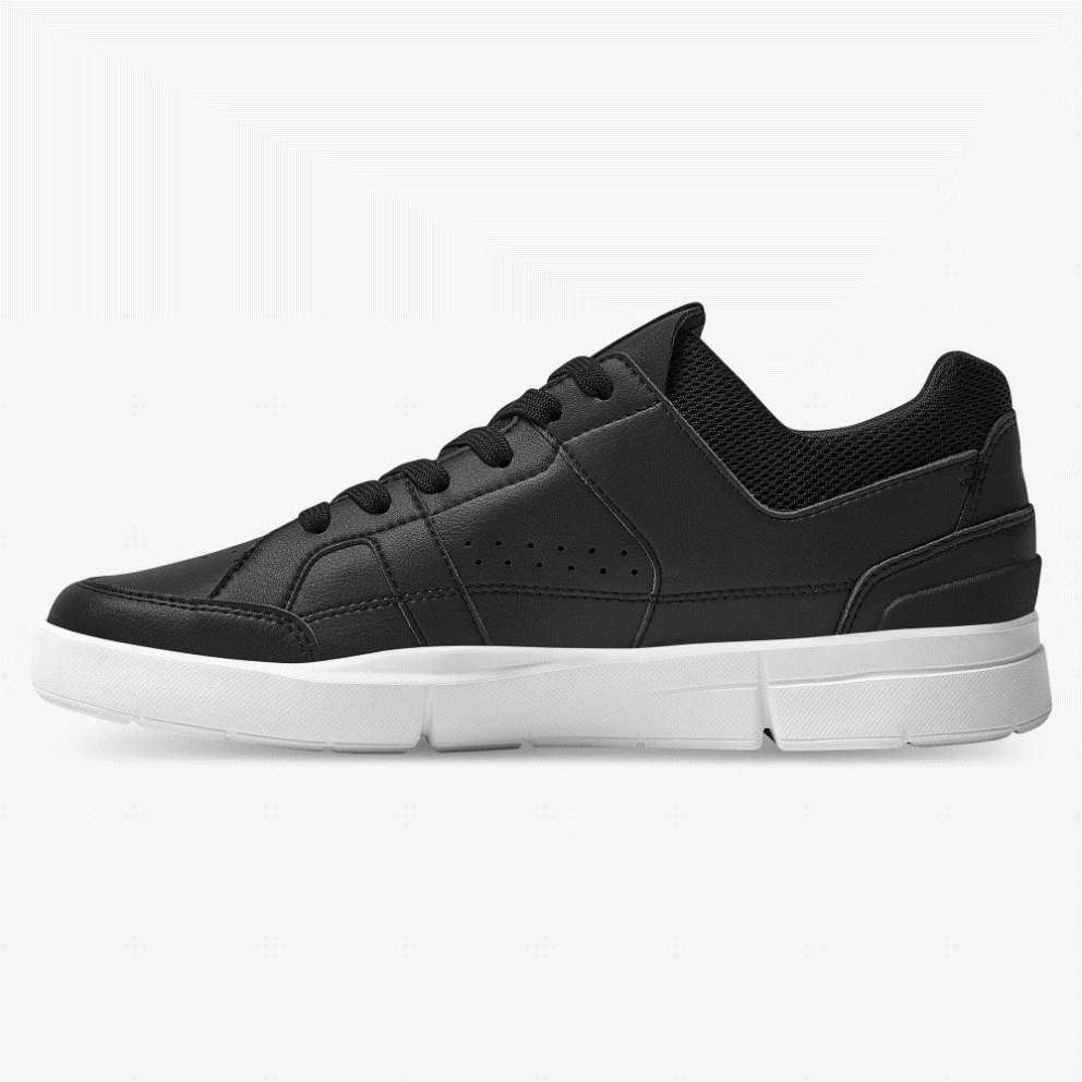 On Cloud THE ROGER Clubhouse Men's Trainers Black | UK-5AOM1