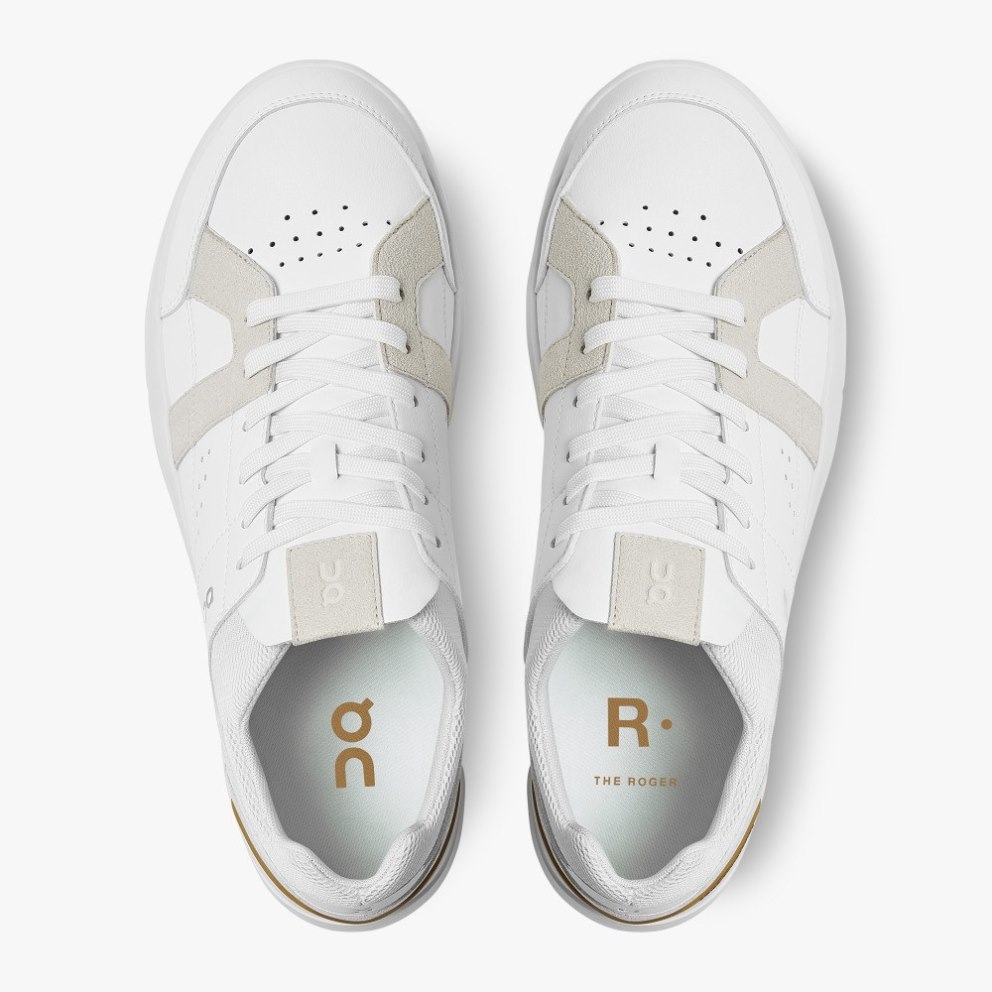 On Cloud THE ROGER Clubhouse Men's Trainers White | UK-7852M