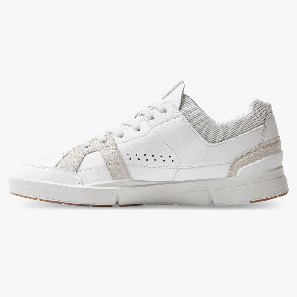 On Cloud THE ROGER Clubhouse Men's Trainers White | UK-M5JAO
