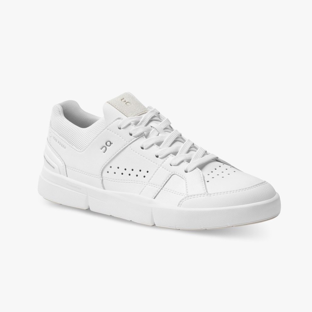 On Cloud THE ROGER Clubhouse Men's Trainers White | UK-MA17J