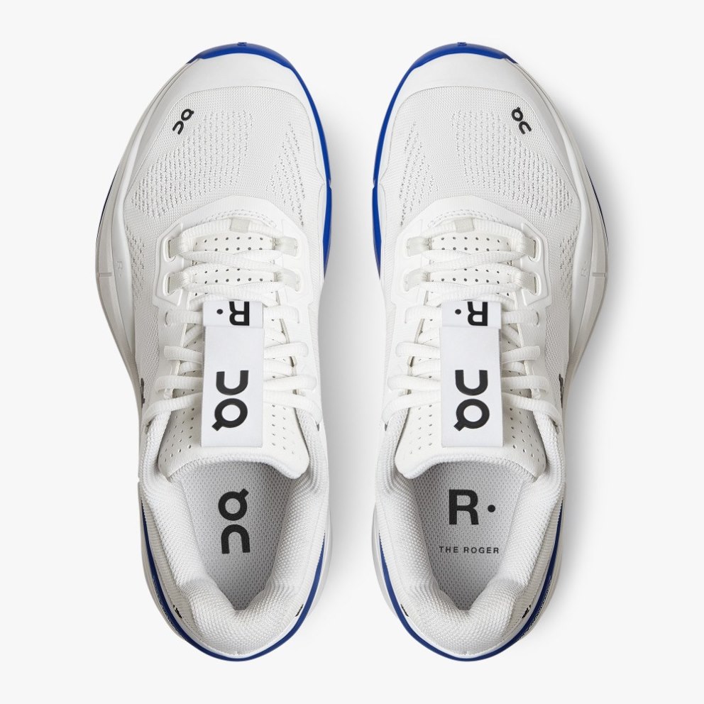 On Cloud THE ROGER Pro Women's Trainers White / Blue | UK-82J57