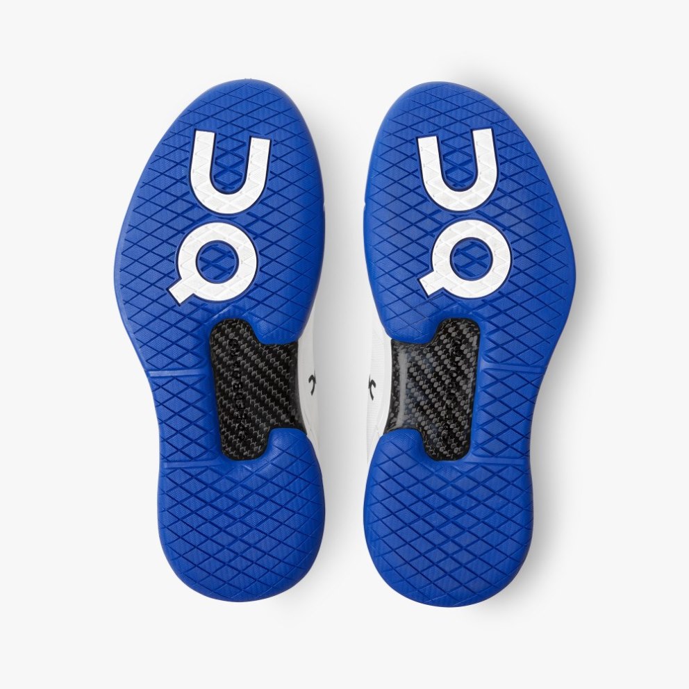 On Cloud THE ROGER Pro Women's Trainers White / Blue | UK-82J57