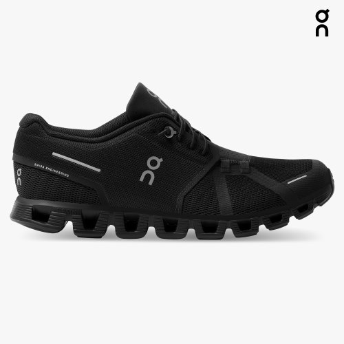 On Cloud 5 Men's Trainers Black | UK-25AO6