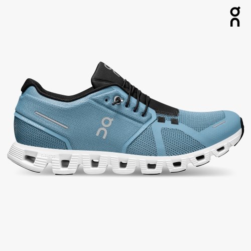 On Cloud 5 Men's Trainers Turquoise | UK-12O6J