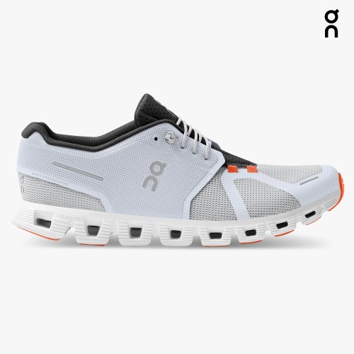 On Cloud 5 Push Men's Trainers White | UK-MJA7O