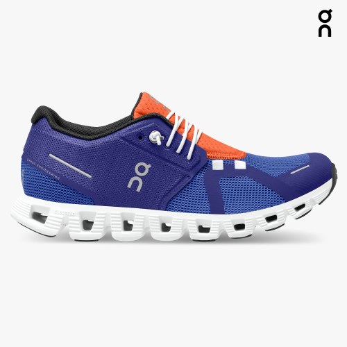 On Cloud 5 Push Women's Trainers Indigo | UK-2A715