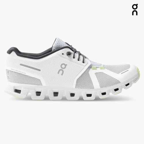 On Cloud 5 Push Women's Trainers White | UK-J62OM