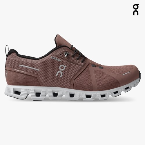 On Cloud 5 Waterproof Men's Trainers Brown | UK-2M7O5