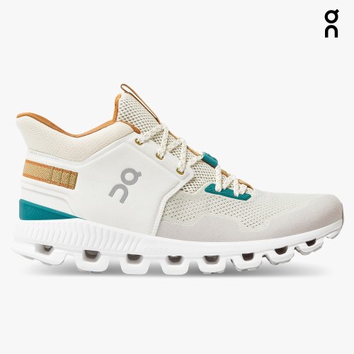 On Cloud Hi Edge Men's Trainers Cream | UK-OM561