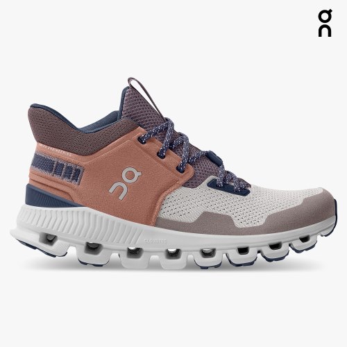 On Cloud Hi Edge Women's Trainers Brown | UK-18OM6