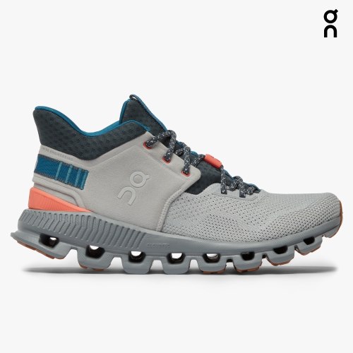 On Cloud Hi Edge Women's Trainers Grey | UK-7O65M