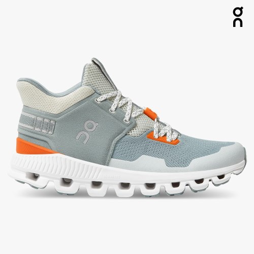 On Cloud Hi Edge Women's Trainers Mint | UK-M8726
