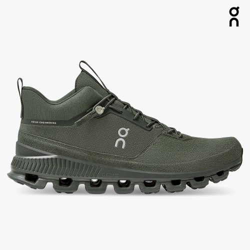 On Cloud Hi Men's Trainers Olive | UK-8M5AO
