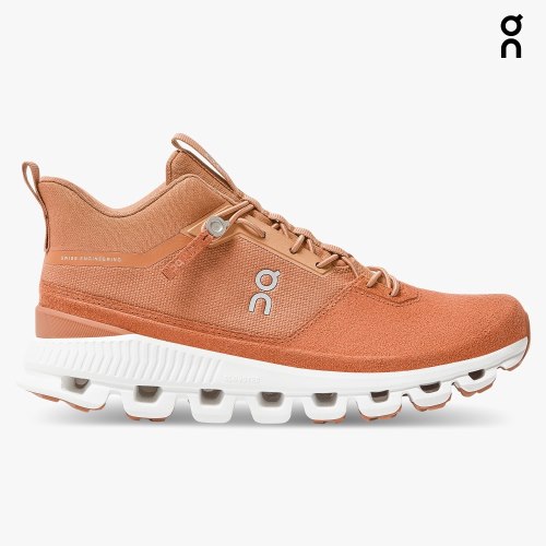 On Cloud Hi Women's Trainers Coral | UK-68AO5
