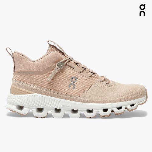 On Cloud Hi Women's Trainers Rose | UK-AM817