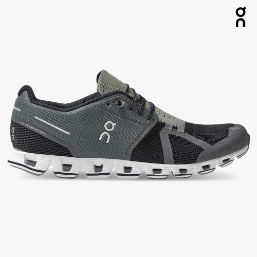 On Cloud Men's Trainers Grey / Black | UK-25AMJ