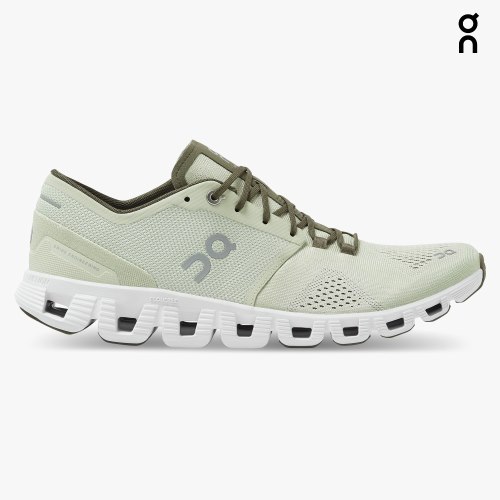 On Cloud X Men's Trainers Mint | UK-AMJ28