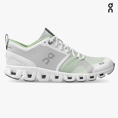 On Cloud X Shift Women's Trainers White / Mint | UK-685J1