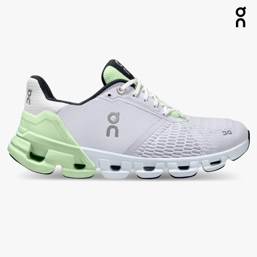 On Cloudflyer Women's Running Shoes White / Mint | UK-6A2MO