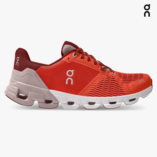 On Cloudflyer Women's Running Shoes Red | UK-76JOM