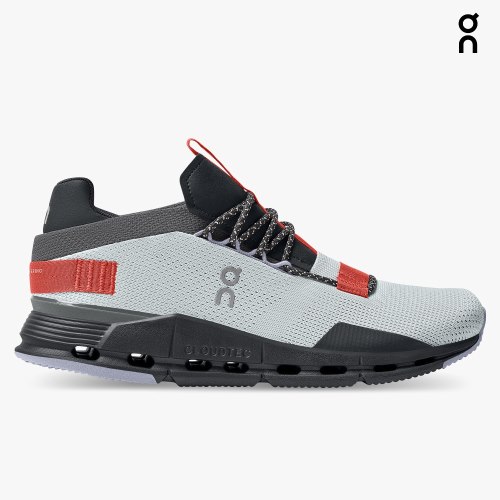On Cloudnova Men's Trainers Light Grey / Black | UK-M26A7