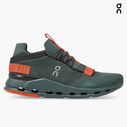 On Cloudnova Women's Trainers Olive | UK-6A75O