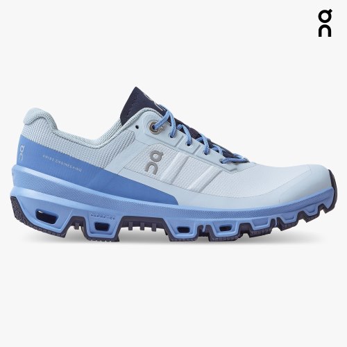 On Cloudventure Women's Hiking Shoes Light Blue | UK-86M71