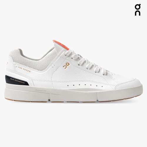 On Cloud THE ROGER Centre Court Women's Trainers White / Orange | UK-8AM57