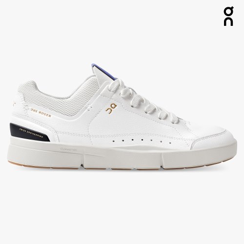 On Cloud THE ROGER Centre Court Women's Trainers White / Blue | UK-JM752