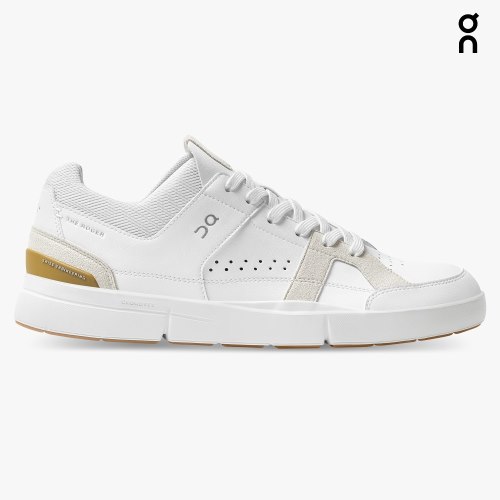 On Cloud THE ROGER Clubhouse Men's Trainers White | UK-7852M
