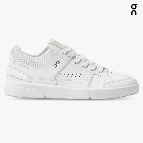 On Cloud THE ROGER Clubhouse Men's Trainers White | UK-MA17J
